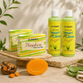Dr. Upagade's Smart Glow Hair Care B2G2 Combo: Buy 2 Smart Glow Shampoo & Get 2 Pimplora Soaps