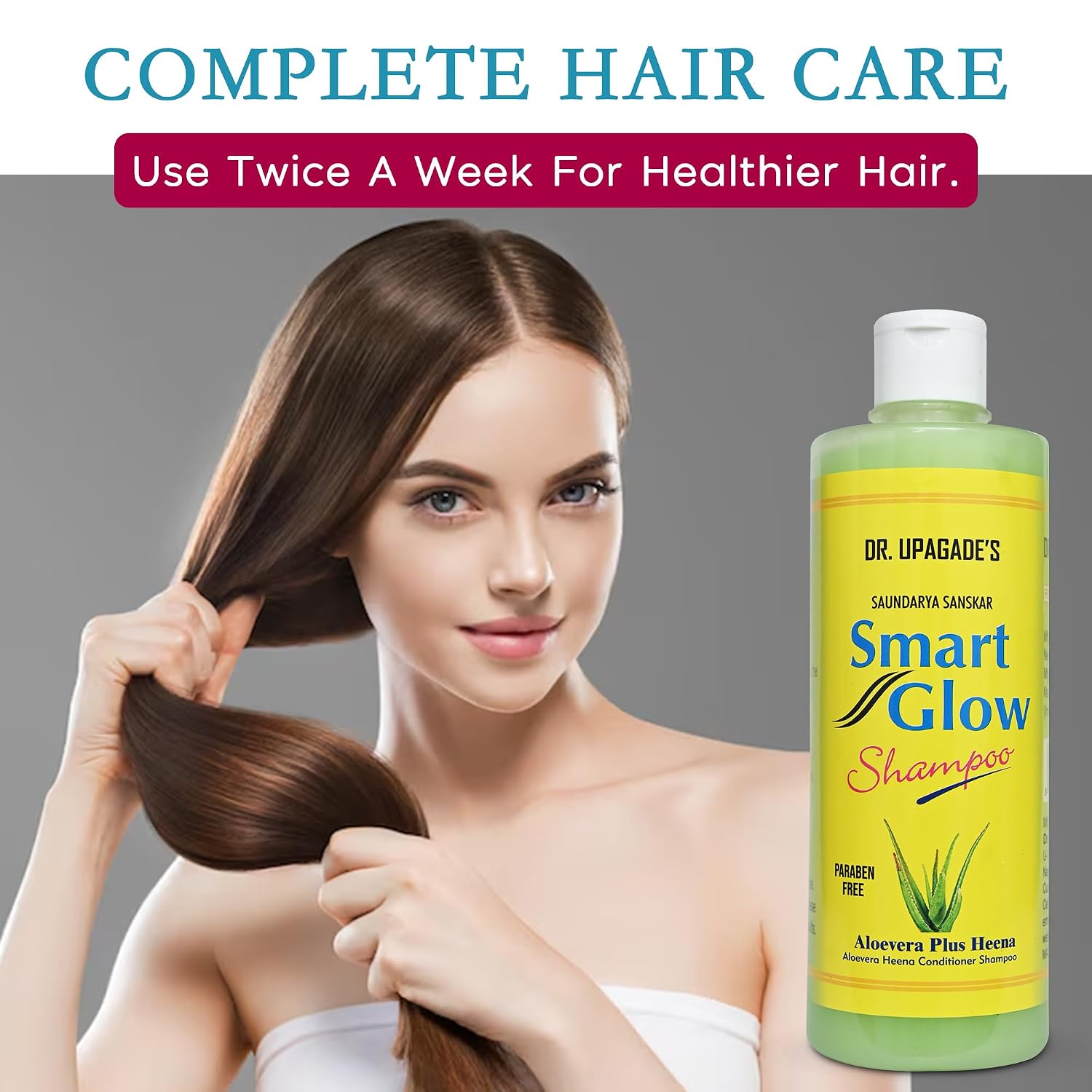 Smart Glow Aloe Vera & Henna Ayurvedic Shampoo 500ml