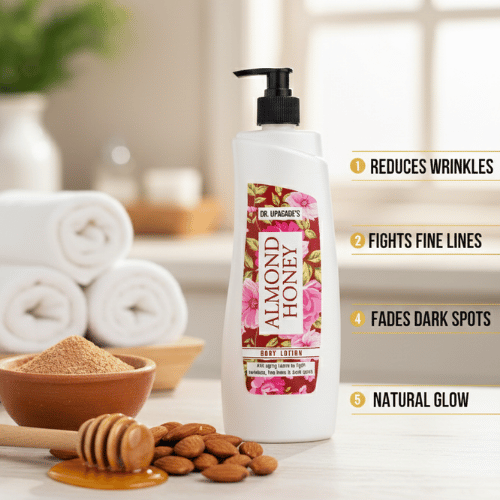 Almond & Honey Deep Nourishing Body Lotion – For Soft, Glowing Skin