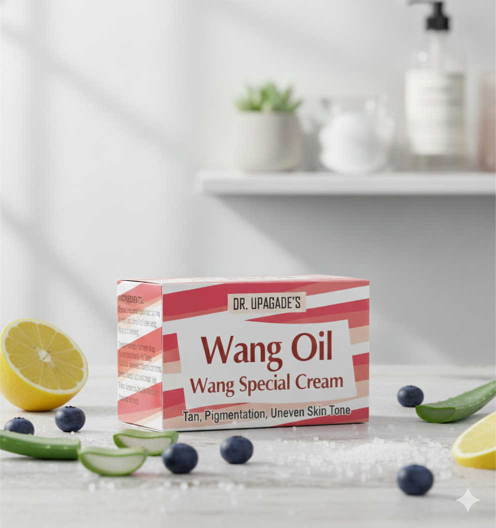 Wang Ayurvedic Skin Brightening Combo – Herbal Soap + Pigmentation Cream for Clear, Even-Tone Skin