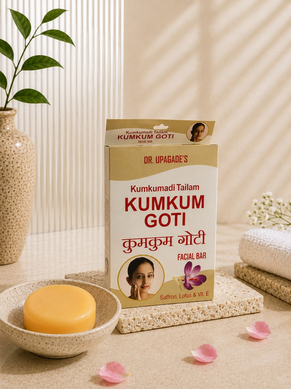 Kumkumadi Oil Kumkum Goti Ayurvedic Facial Soap 300g