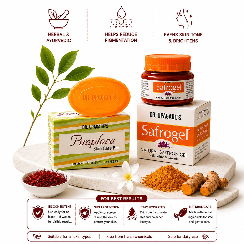 Dr. Upagade's Anti Acne Combo – Pimplora Soap & Safrogel Gel