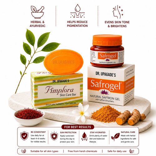Dr. Upagade's Anti Acne Combo – Pimplora Soap & Safrogel Gel