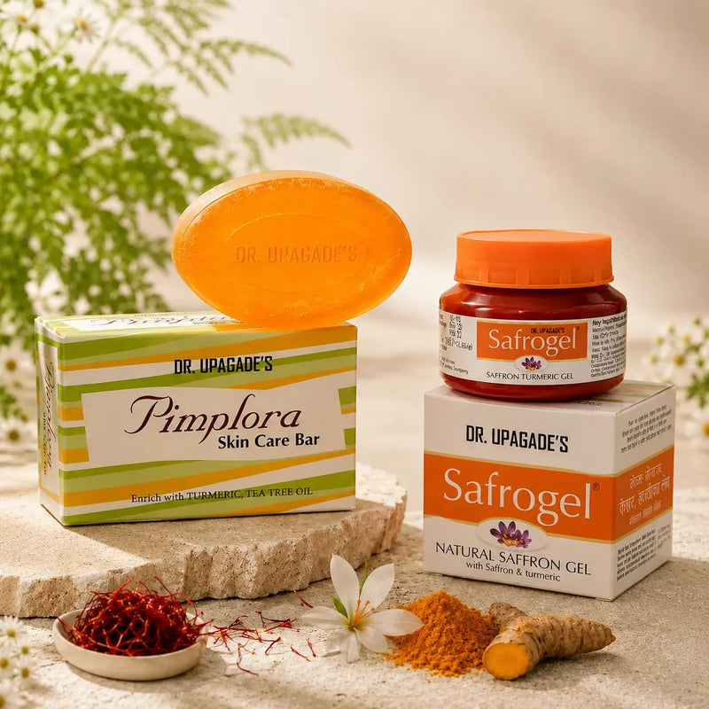Dr. Upagade's Anti Acne Combo – Pimplora Soap & Safrogel Gel
