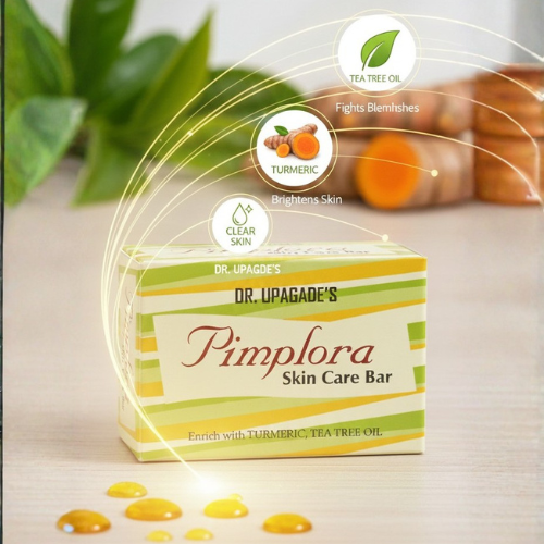 Pimplora Herbal Bath Soap with Natural Extracts (Pack of 4)