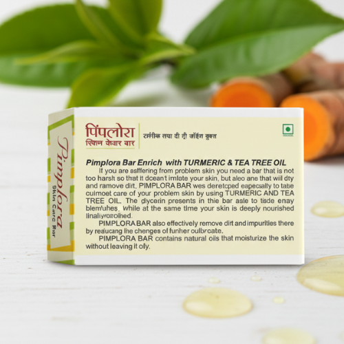 Pimplora Herbal Bath Soap with Natural Extracts (Pack of 4)