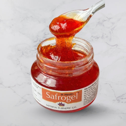 Safrogel Saffron Glow Combo – Herbal Brightening Soap (75g) + Safrogel Saffron Gel for Radiant, Hydrated Skin