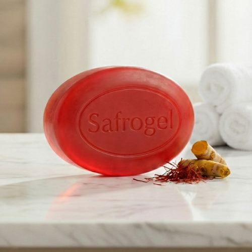 Saffrogel Ayurvedic Bath Soap – Natural Glow Bathing Bar for Radiant, Healthy Skin (pack of 2)